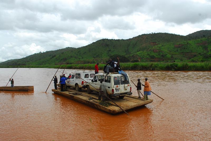 River Crossing with car